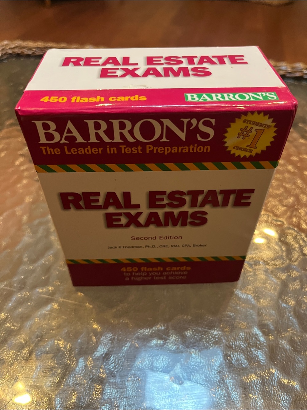 Barron's Real Estate Exams Flash Cards - Red and White